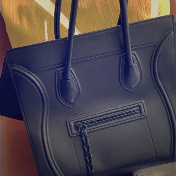 CELINE Medium Phantom Luggage Tote BLACK - Picture 1 of 5